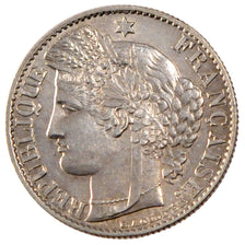 FRANCE, Cérès, 50 Centimes, 1895, Paris, KM #834.1, AU(55-58), Silver, 18, G...