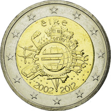 IRELAND REPUBLIC, 2 Euro, Euro Coinage, 10th Anniversary, 2012, SUP