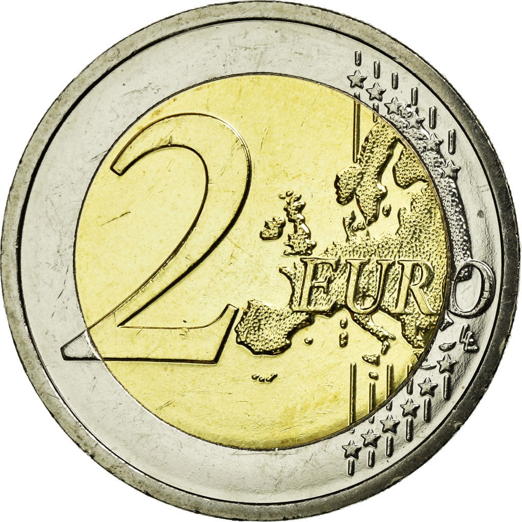 IRELAND REPUBLIC, 2 Euro, Euro Coinage, 10th Anniversary, 2012, SUP
