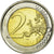 Belgia, 2 Euro, 10 ans de l'Euro, 2012, Brussels, EF(40-45), Bimetaliczny