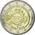 GERMANY - FEDERAL REPUBLIC, 2 Euro, 10 years euro, 2012, AU(55-58), Bi-Metallic