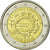 Griechenland, 2 Euro, 10 years euro, 2012, VZ, Bi-Metallic, KM:245