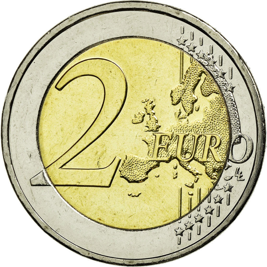 Grecia, 2 Euro, 10 years euro, 2012, SPL-, Bi-metallico, KM:245