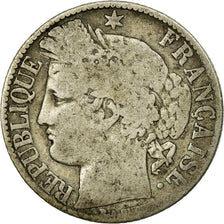 Moneta, Francia, Cérès, Franc, 1888, Paris, MB, Argento, KM:822.1