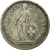 Coin, Switzerland, 2 Francs, 1920, Bern, VF(30-35), Silver, KM:21