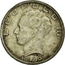 Coin, Belgium, 50 Francs, 50 Frank, 1940, VF(20-25), Silver, KM:121