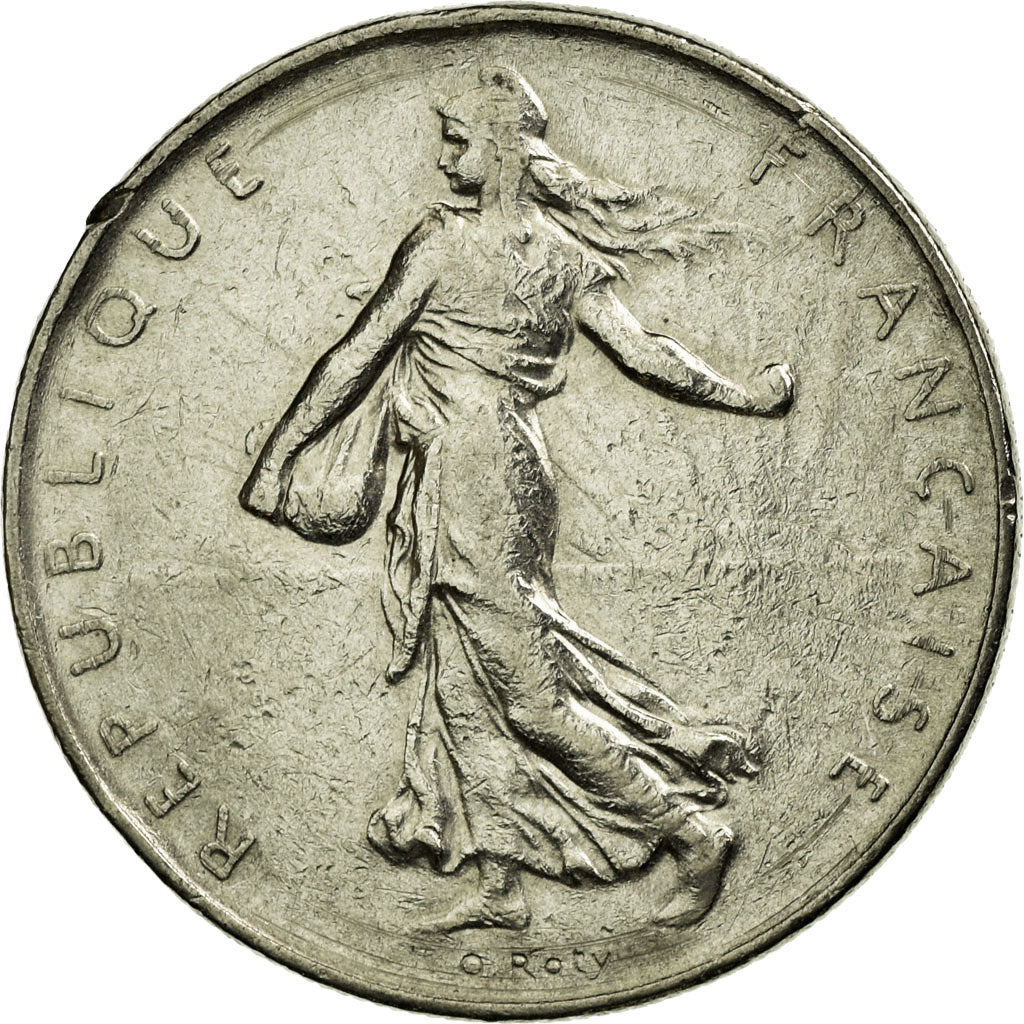 Coin, France, Semeuse, Franc, 1972, Paris, EF(40-45), Nickel, KM:925.1