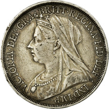 Coin, Great Britain, Victoria, Crown, 1893, EF(40-45), Silver, KM:783
