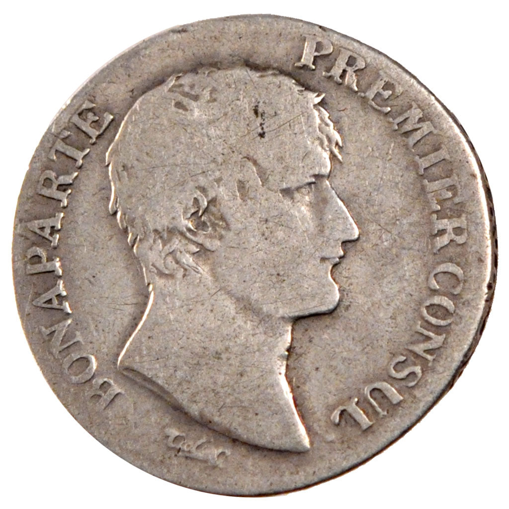FRANCE, 1 Franc, 1804, Bordeaux, F(12-15), Silver, Gadoury #442, 4.82