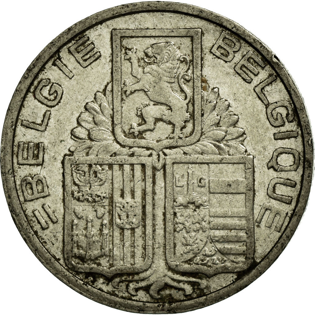 Coin, Belgium, 5 Francs, 5 Frank, 1939, VF(30-35), Nickel, KM:117.2