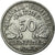 Coin, France, Bazor, 50 Centimes, 1943, Beaumont le Roger, EF(40-45), Aluminum