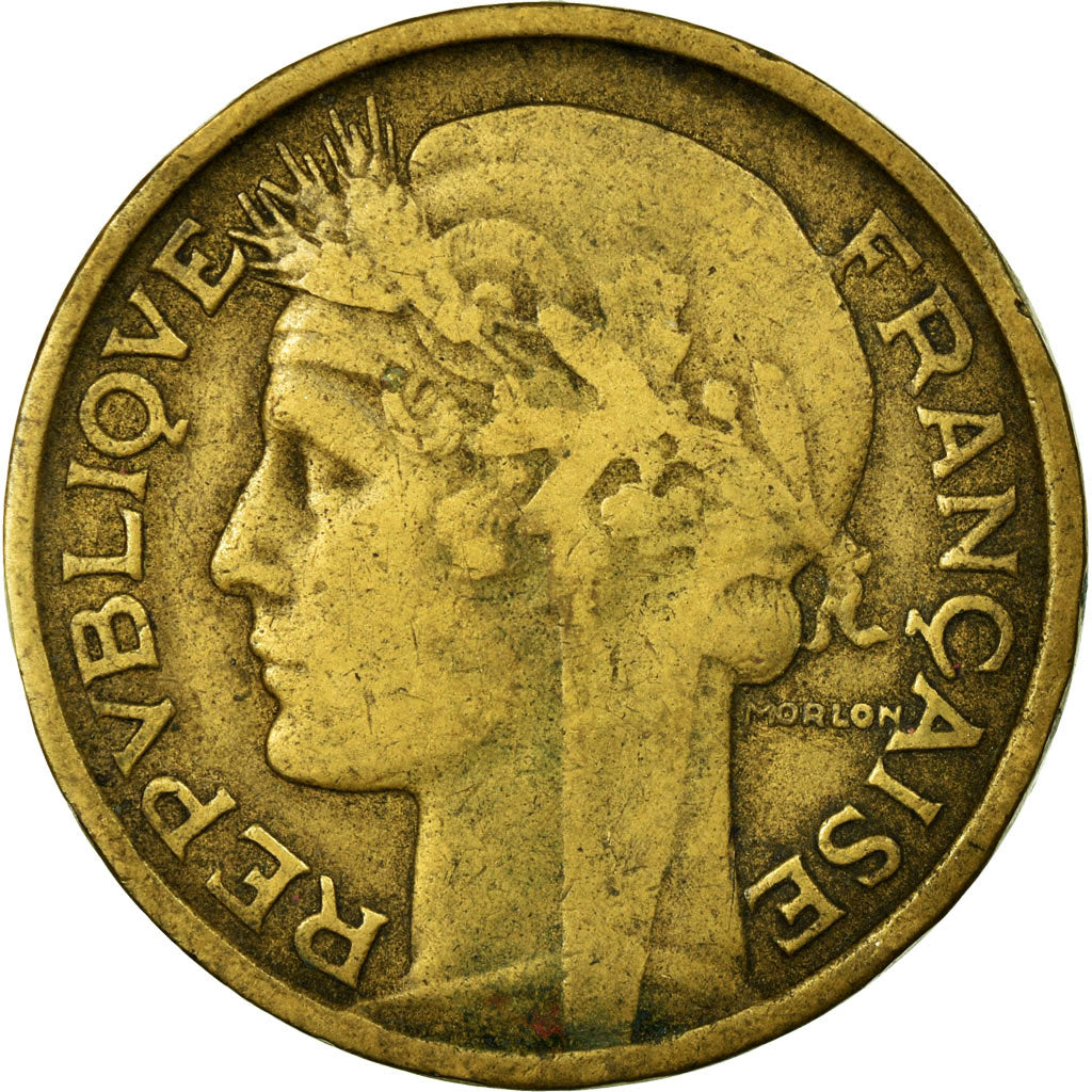 Moeda, França, Morlon, 2 Francs, 1931, VF(30-35), Alumínio-Bronze, KM:886