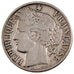 FRANCE, 1 Franc, 1872, Bordeaux, VF(20-25), Silver, Gadoury #465a, 4.78