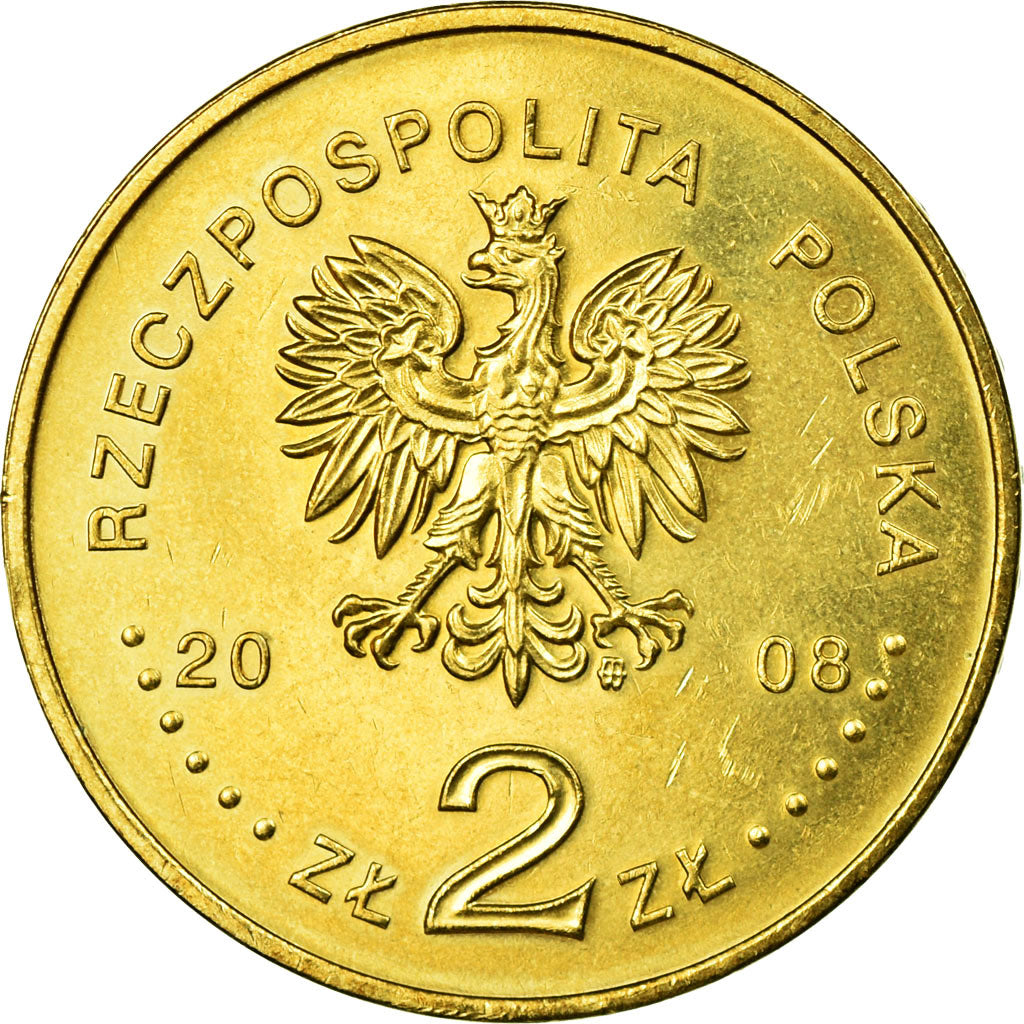 Monnaie, Pologne, Polish Travellers & Explorers, 2 Zlote, 2008, Warsaw, TTB