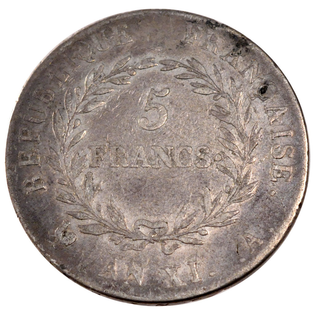 Consulat, 5 Francs Bonaparte premier Consul
