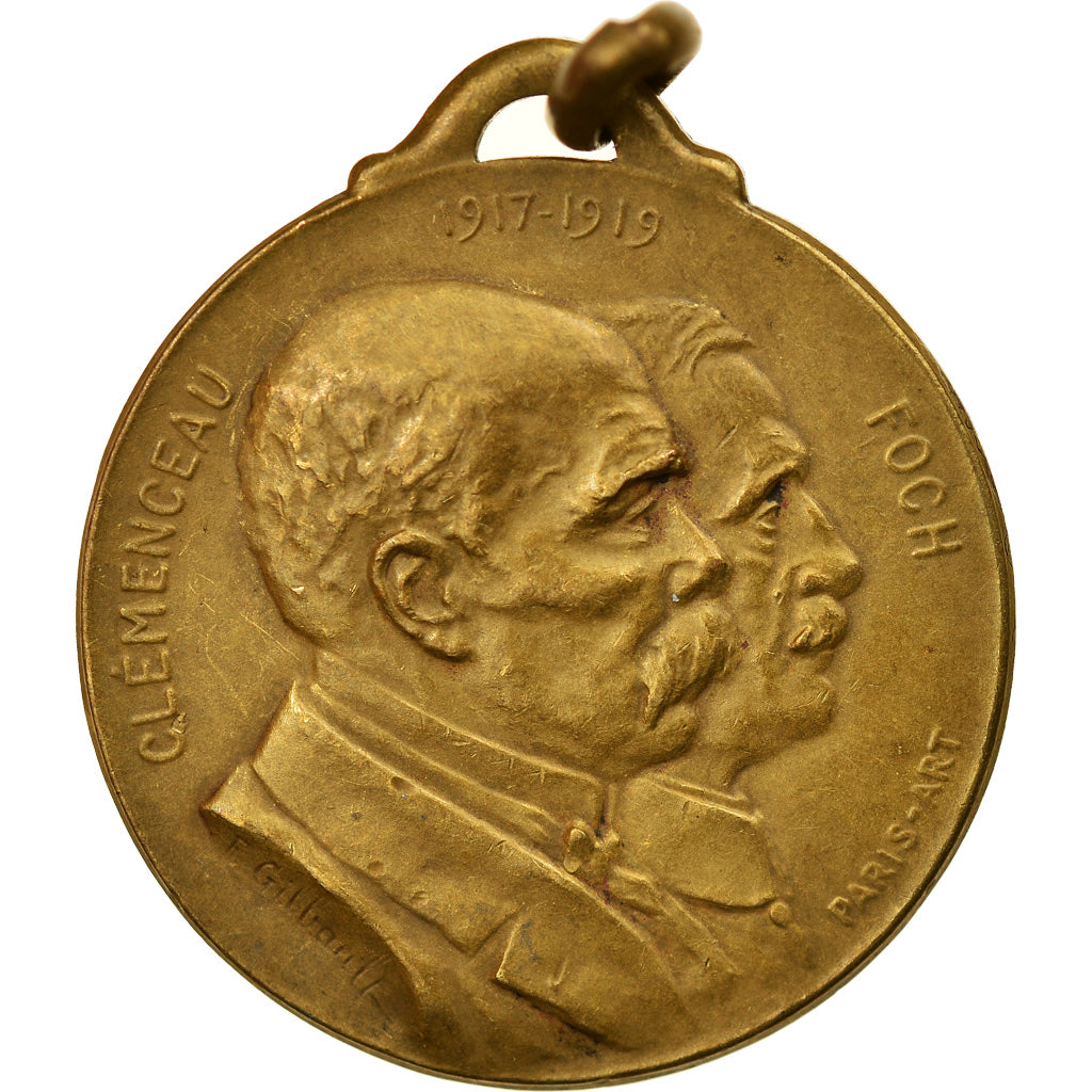 Frankrijk, Medaille, Seconde Guerre Mondiale, Foch - Clémenceau, 1918