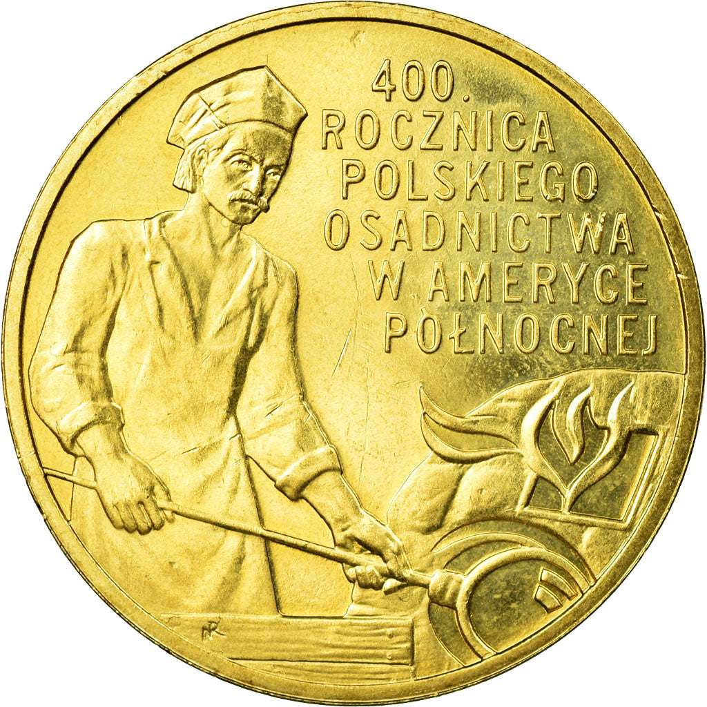 Moneda, Polonia, 400th Anniversary of Polish settlement in North America, 2