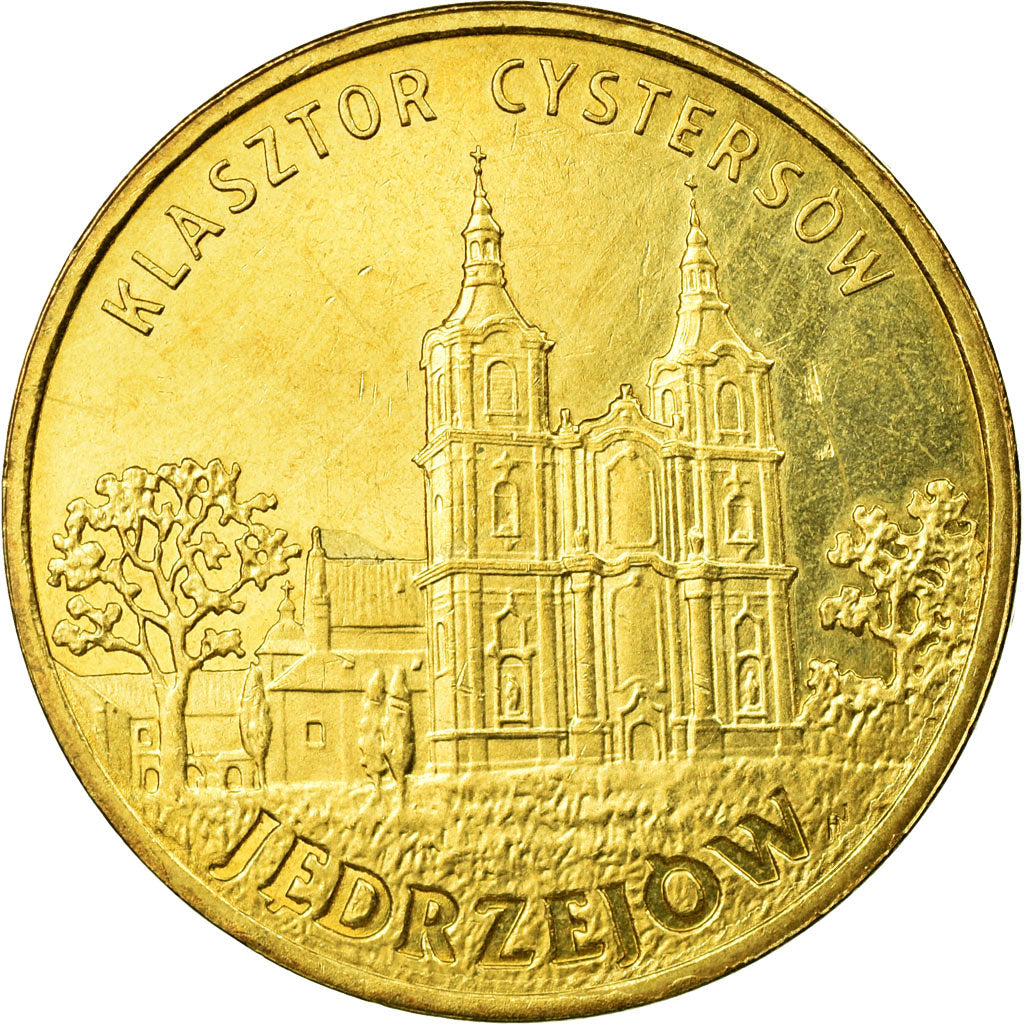 Monnaie, Pologne, Jedrzejow Cistercian Monastery, 2 Zlote, 2009, Warsaw, TTB