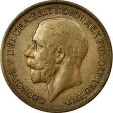 Coin, Great Britain, George V, Penny, 1917, EF(40-45), Bronze, KM:810