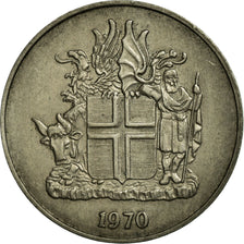 Monnaie, Iceland, George VI, 10 Kronur, 1970, TTB, Copper-nickel, KM:15