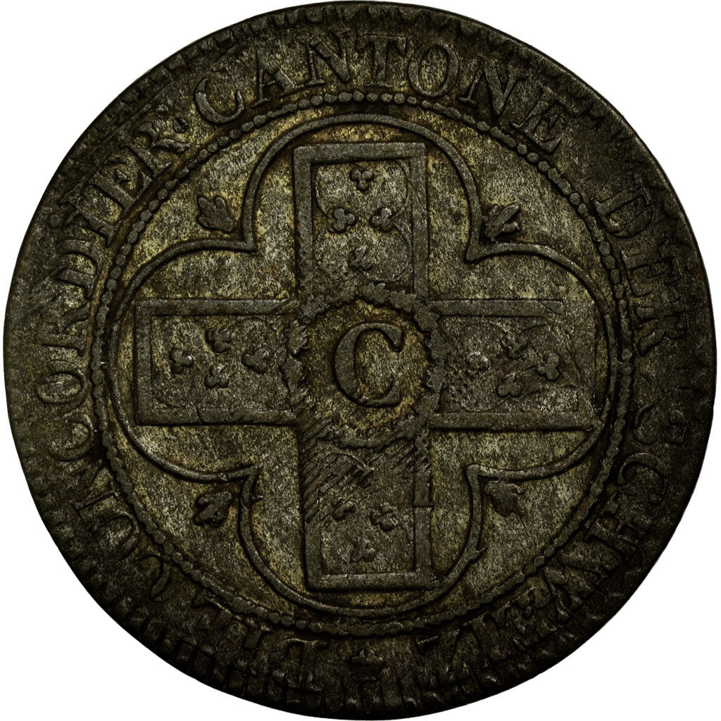 Coin, SWISS CANTONS, AARGAU, Batzen, 1826, AU(55-58), Billon, KM:21