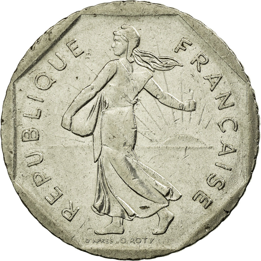Moneta, Francia, Semeuse, 2 Francs, 1980, Paris, BB, Nichel, KM:942.2