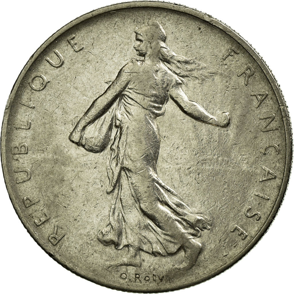 Münze, Frankreich, Semeuse, Franc, 1960, Paris, SS, Nickel, KM:925.2