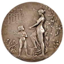 France, The Music, Token, 1905, AU(50-53), Silver, 20.89