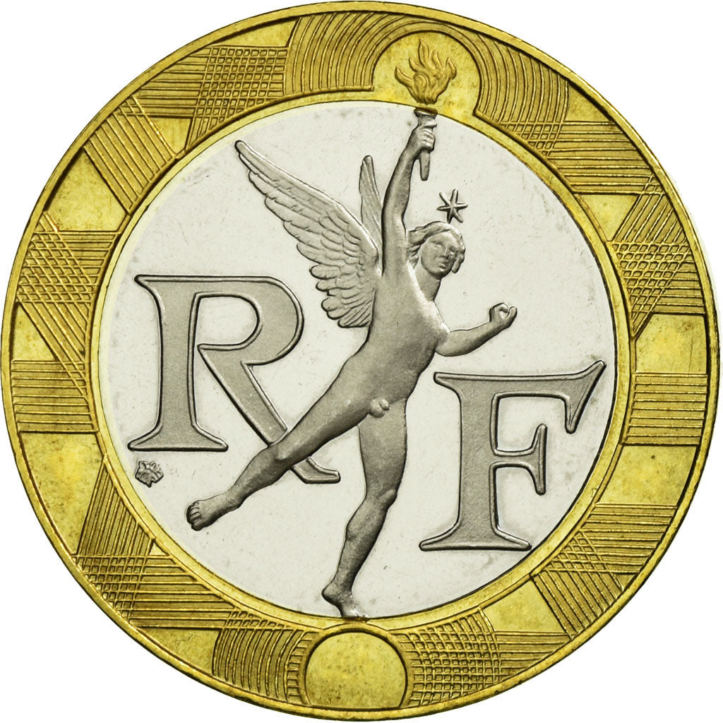 Monnaie, France, Génie, 10 Francs, 1991, Paris, SPL, Bi-Metallic, Gadoury:827a