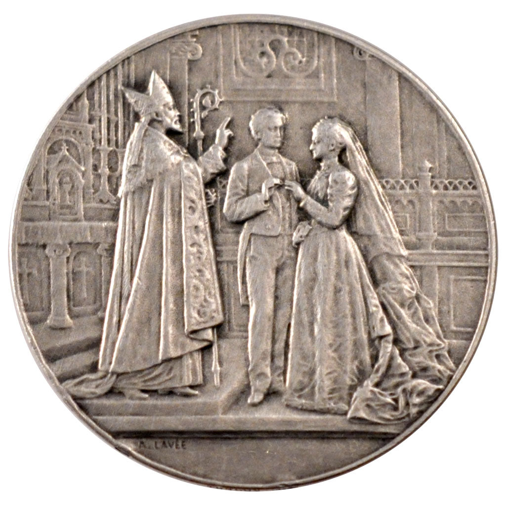 France, Wedding, Token, EF(40-45), Silver, 11.05