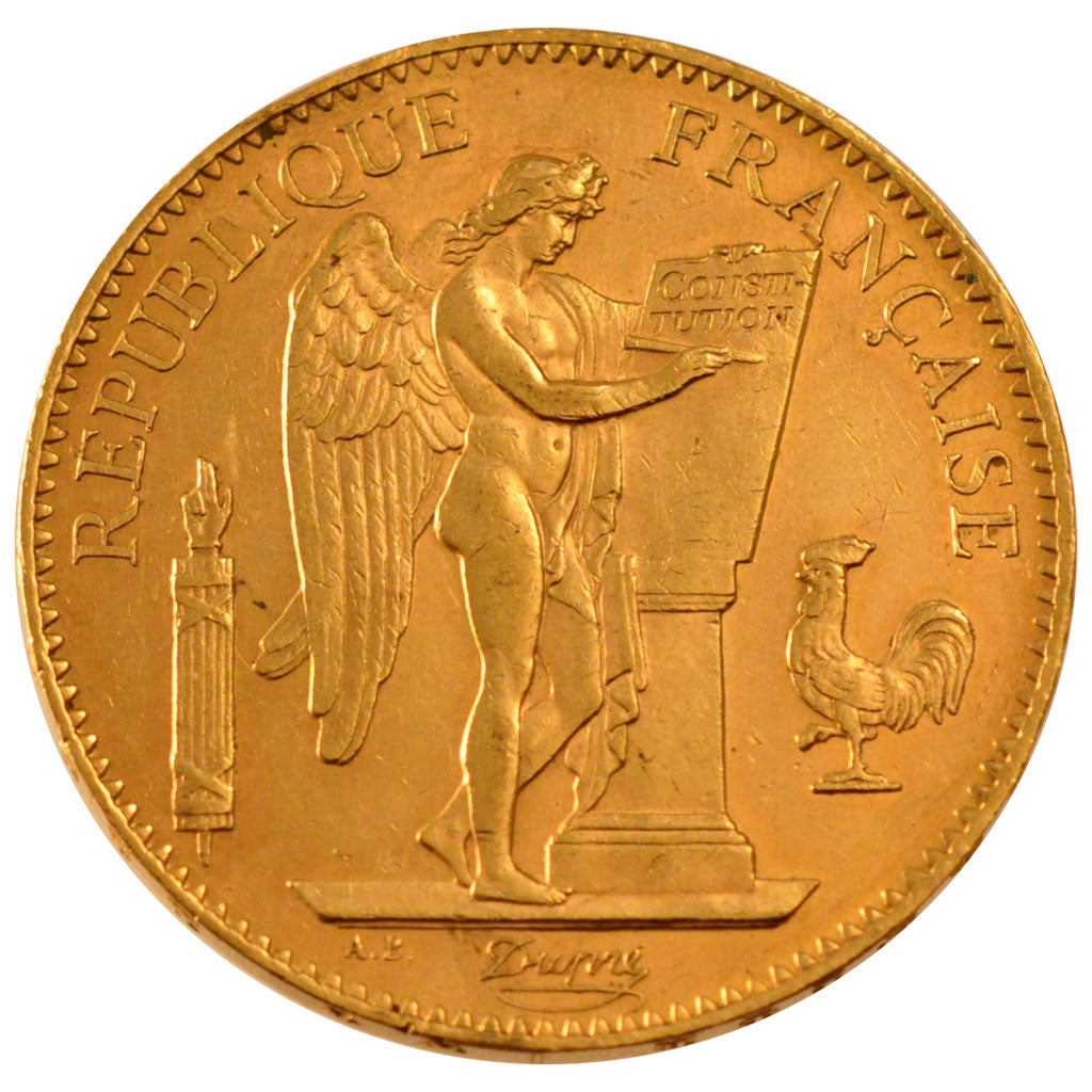 FRANCE, 100 Francs, 1911, Paris, KM #858, AU(55-58), Gold, Gadoury #1137a, 32.27