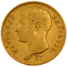 Francia, Napoléon I, 40 Francs, 1807, Toulouse, MB+, Oro, Gadoury:1082a