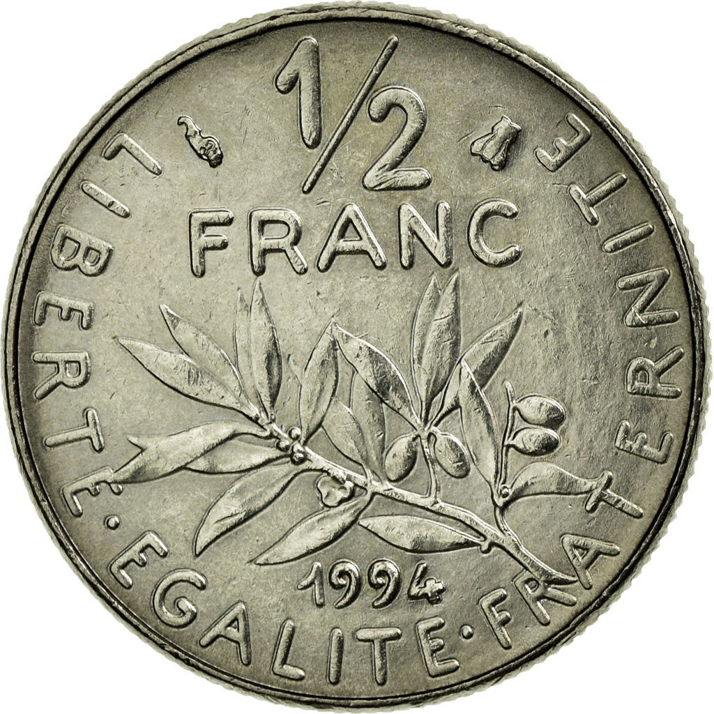 Monnaie, France, Semeuse, 1/2 Franc, 1994, Paris, TTB, Nickel, Gadoury:429