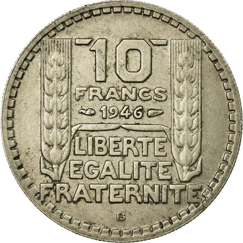 Coin, France, Turin, 10 Francs, 1946, Beaumont - Le Roger, EF(40-45)