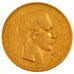 FRANCE, Napoléon III, 50 Francs, 1855, Paris, KM #785.1, VF(30-35), Gold, Gadour