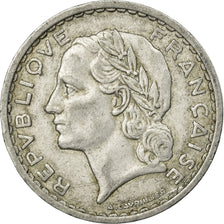 Monnaie, France, Lavrillier, 5 Francs, 1950, Beaumont - Le Roger, TB+
