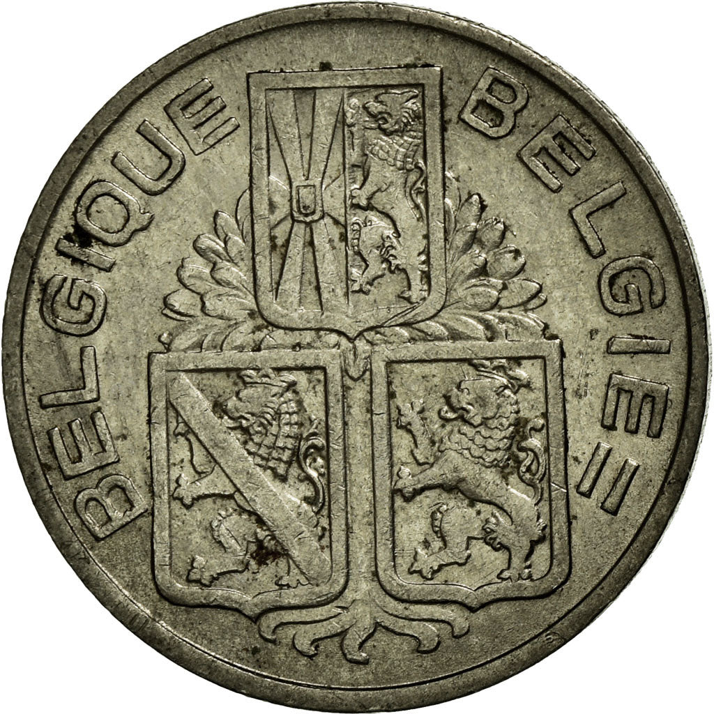 Coin, Belgium, Franc, 1939, VF(30-35), Nickel, KM:119