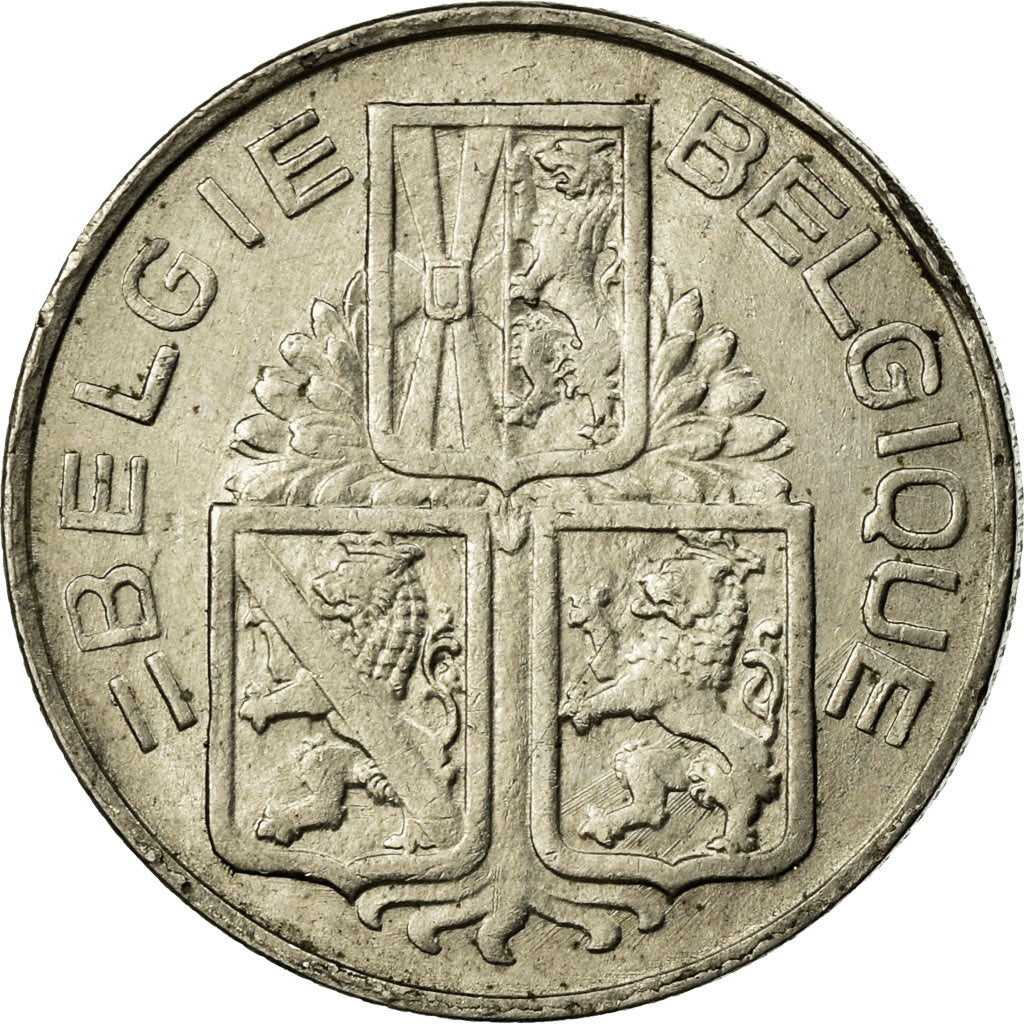 Coin, Belgium, Franc, 1940, EF(40-45), Nickel, KM:120
