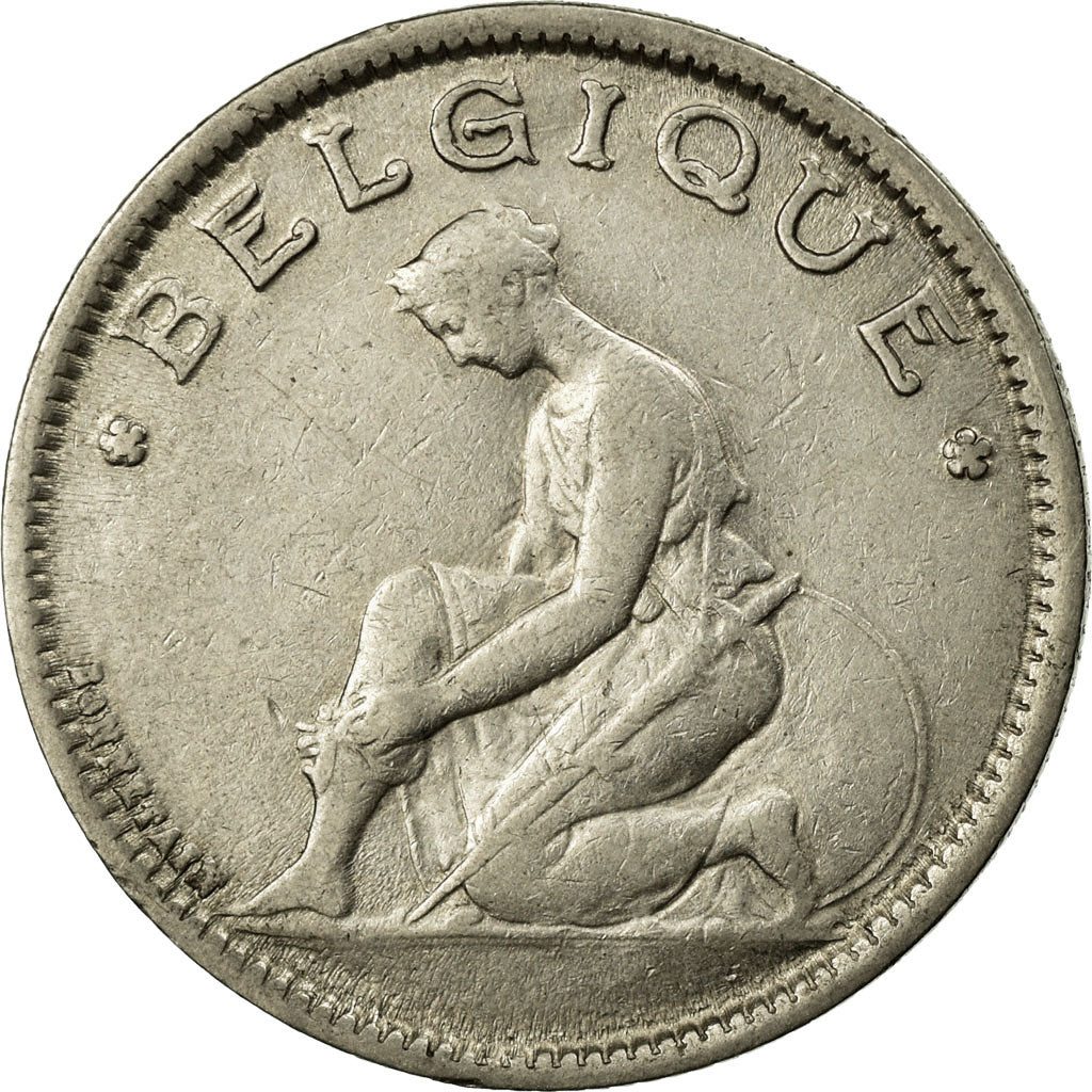 Coin, Belgium, Franc, 1930, EF(40-45), Nickel, KM:89