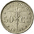 Moneta, Belgio, 50 Centimes, 1922, MB+, Nichel, KM:87