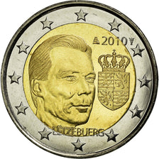 Luxemburg, 2 Euro, armoiries du grand duc henri, 2010, PR, Bi-Metallic, KM:115