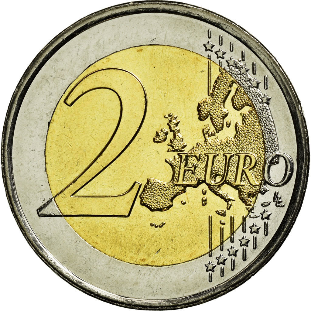 Luxemburg, 2 Euro, armoiries du grand duc henri, 2010, PR, Bi-Metallic, KM:115