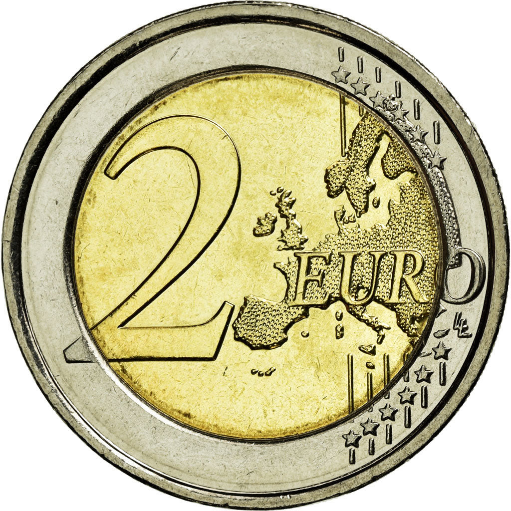 Belgium, 2 Euro, Universal Declaration of Human Rights, 2008, AU(55-58)