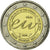 Belgia, 2 Euro, EU Council Presidency, 2010, EF(40-45), Bimetaliczny, KM:289
