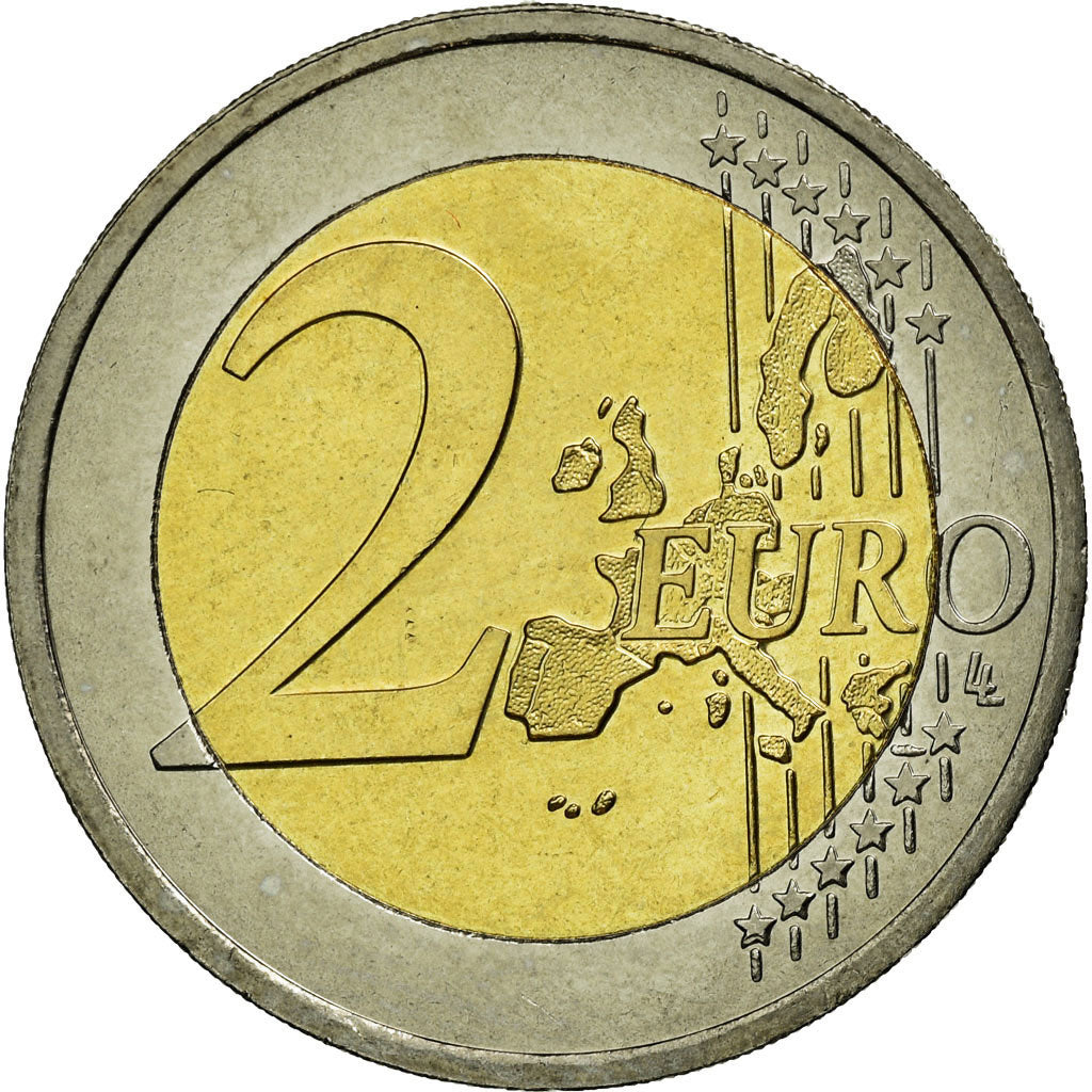 Oostenrijk, 2 Euro, 50th Anniversary of the State Treaty, 2005, PR, Bi-Metallic