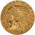 UNITED STATES, Indian Head, $5, Half Eagle, 1912, U.S. Mint, KM #129,...