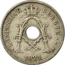 Coin, Belgium, 10 Centimes, 1921, EF(40-45), Copper-nickel, KM:86