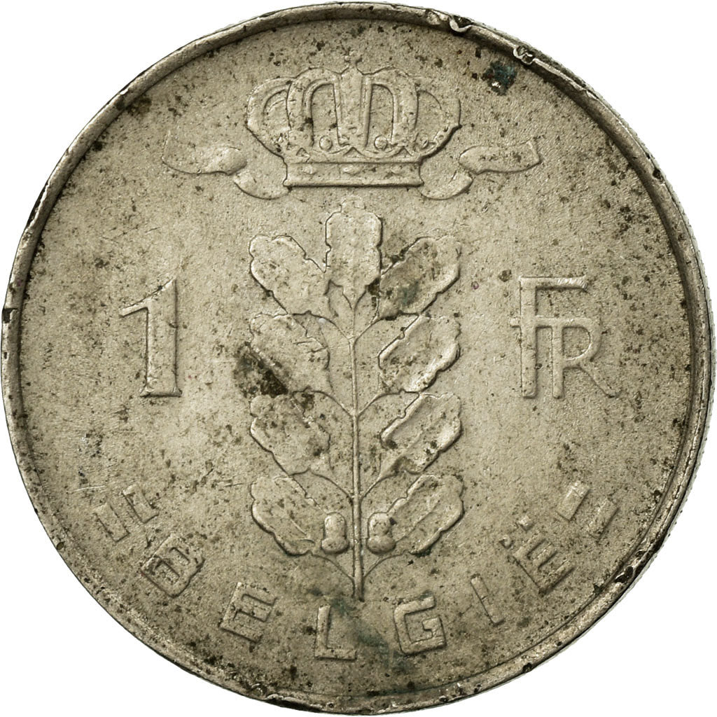 Moneda, Bélgica, Franc, 1953, BC+, Cobre - níquel, KM:143.1