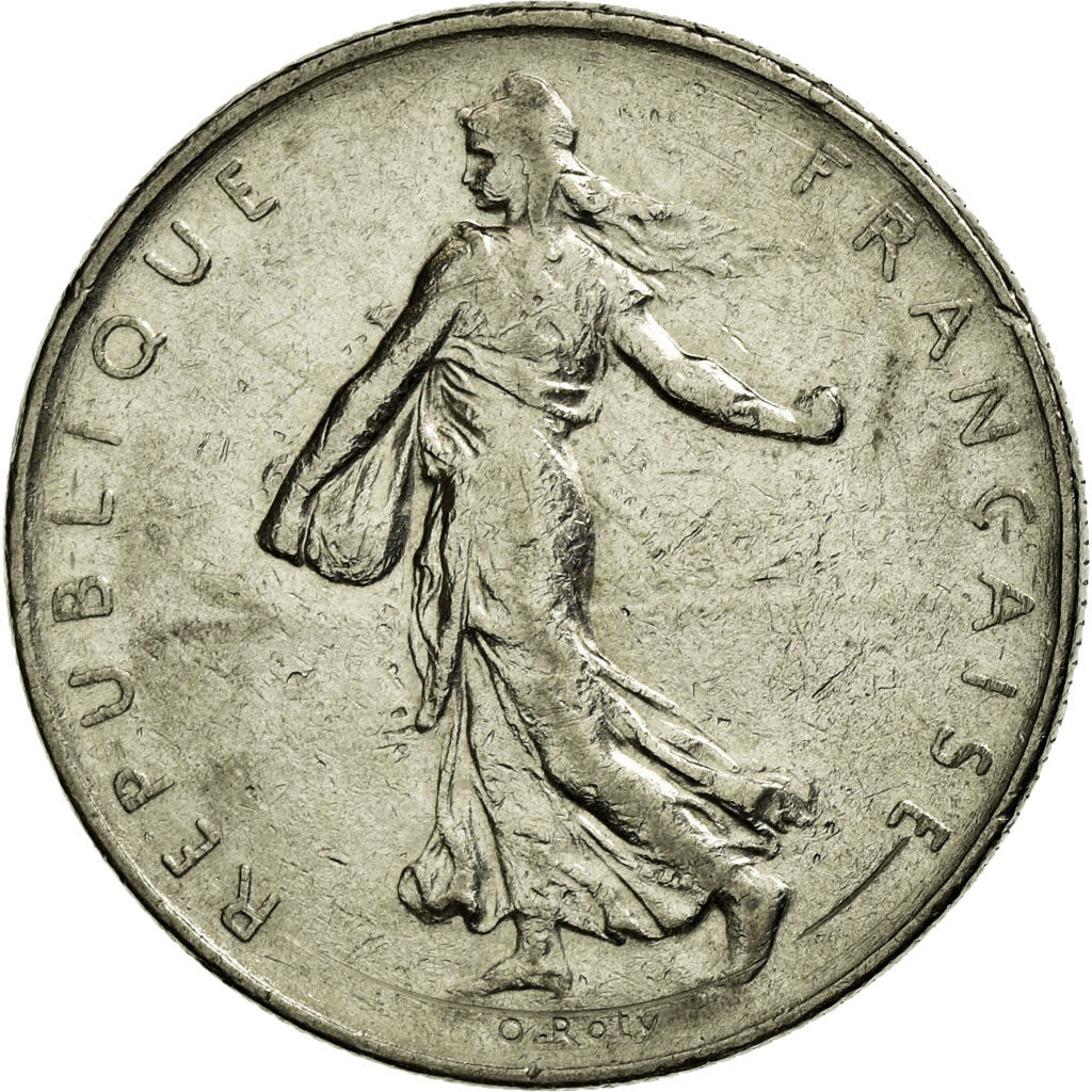 Coin, France, Semeuse, Franc, 1972, Paris, EF(40-45), Nickel, KM:925.1