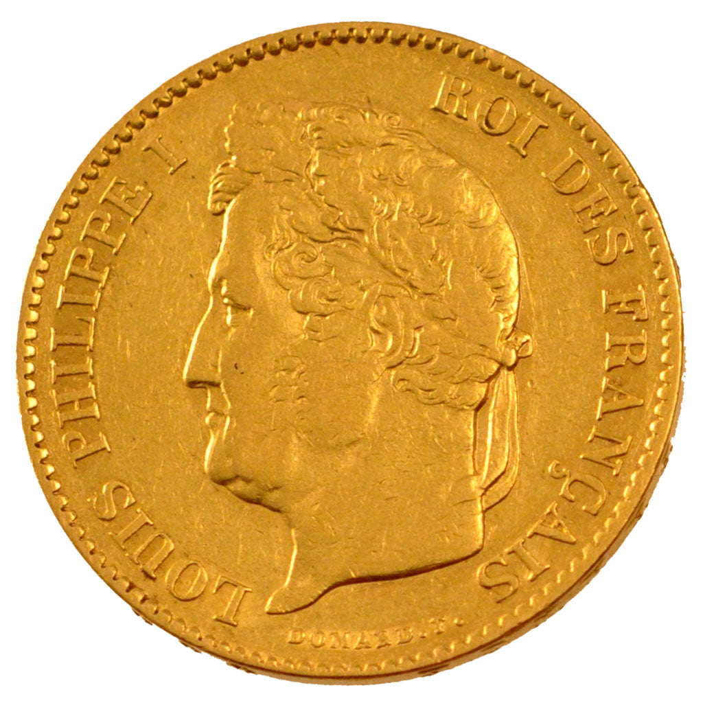 FRANCE, Louis-Philippe, 40 Francs, 1833, Paris, KM #747.1, EF(40-45), Gold,...